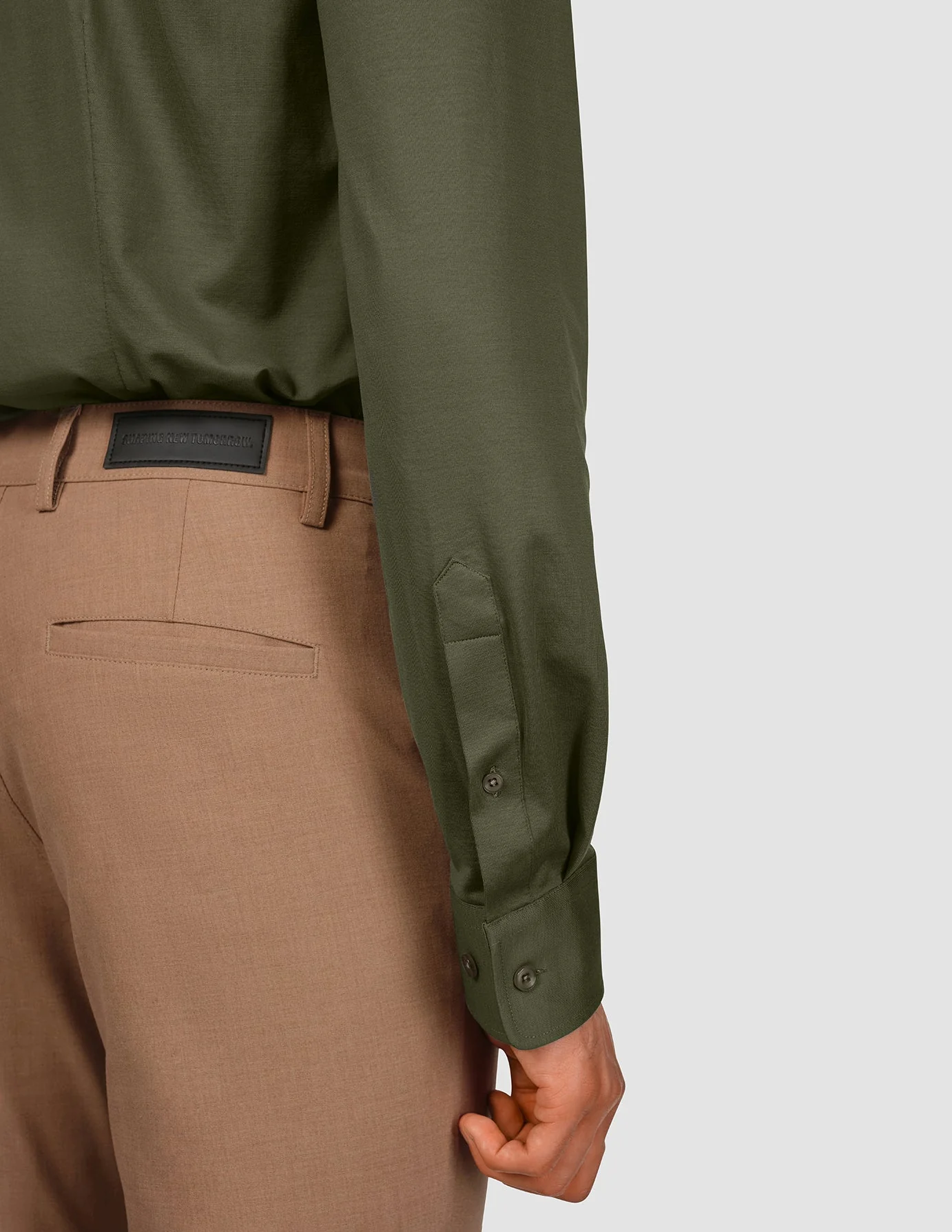 Classic Hemd Clover Green Slim - Image 5