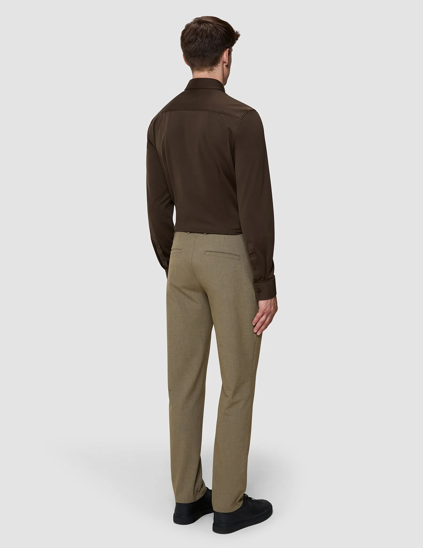 Classic Shirt Saddle Brown Regular - Image 5