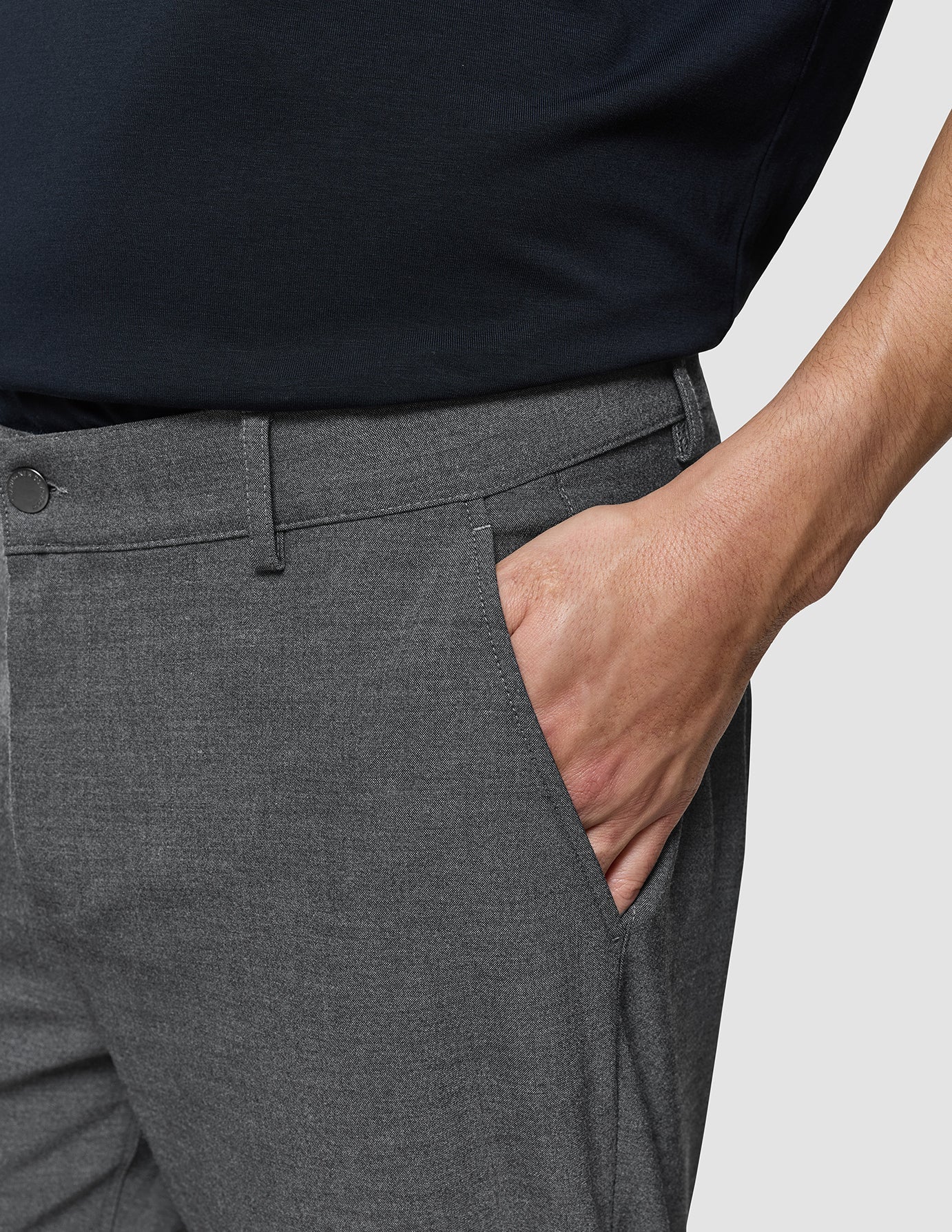 Ease Pants Regular Dark Grey - Image 4