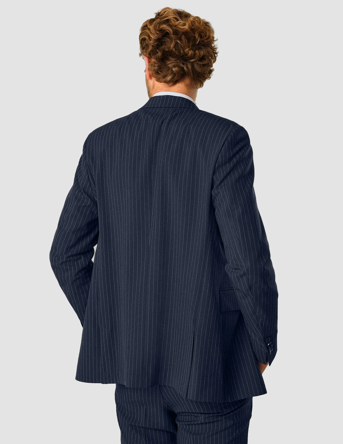 Essential Suit Navy Pinstripe - Image 5