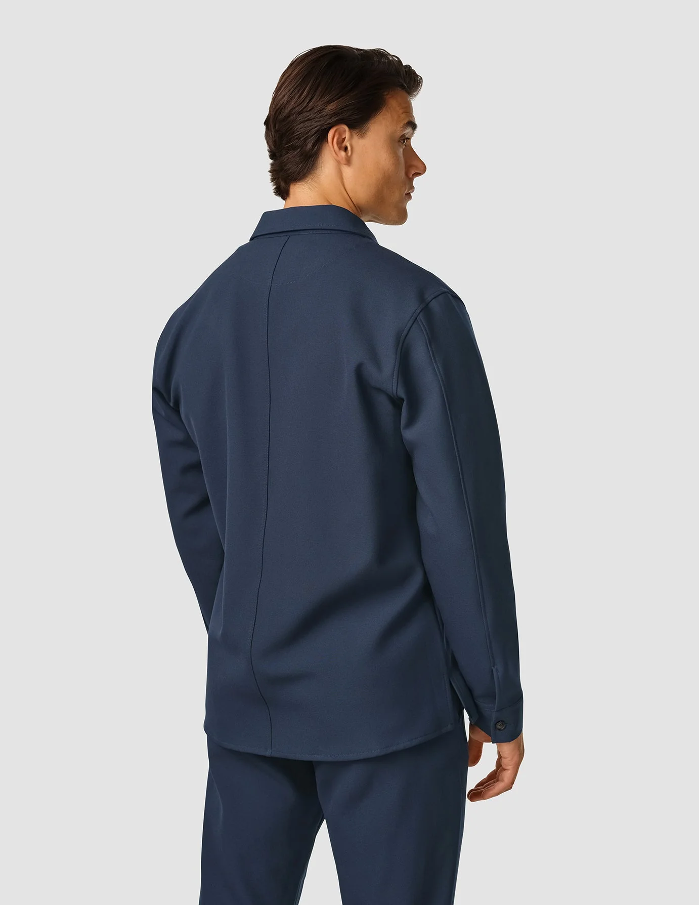 Heavy Edition Transitional Overshirt Dark Navy - Image 4