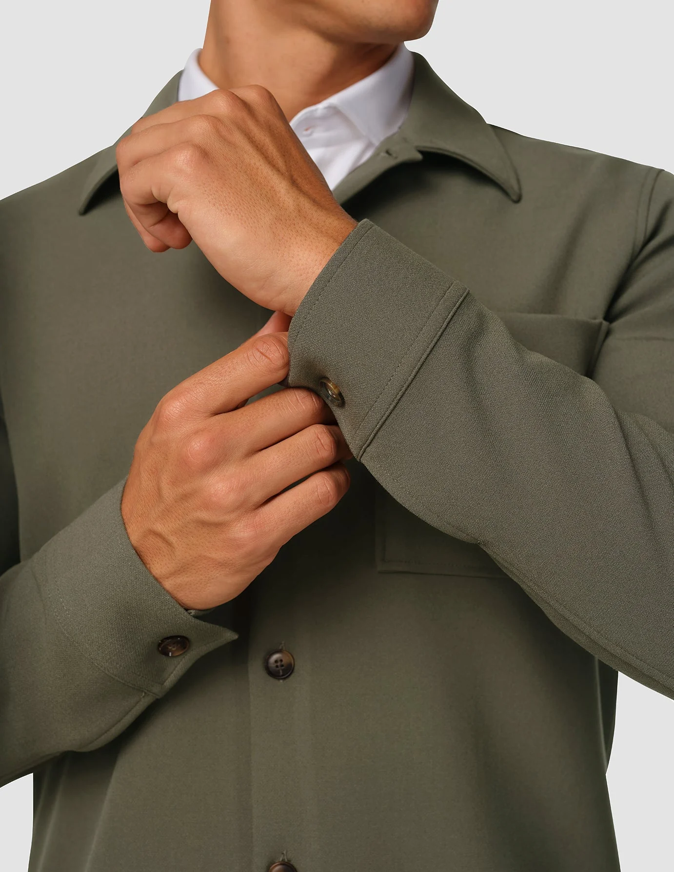 Heavy Edition Transitional Overshirt Nightfall Green - Image 5
