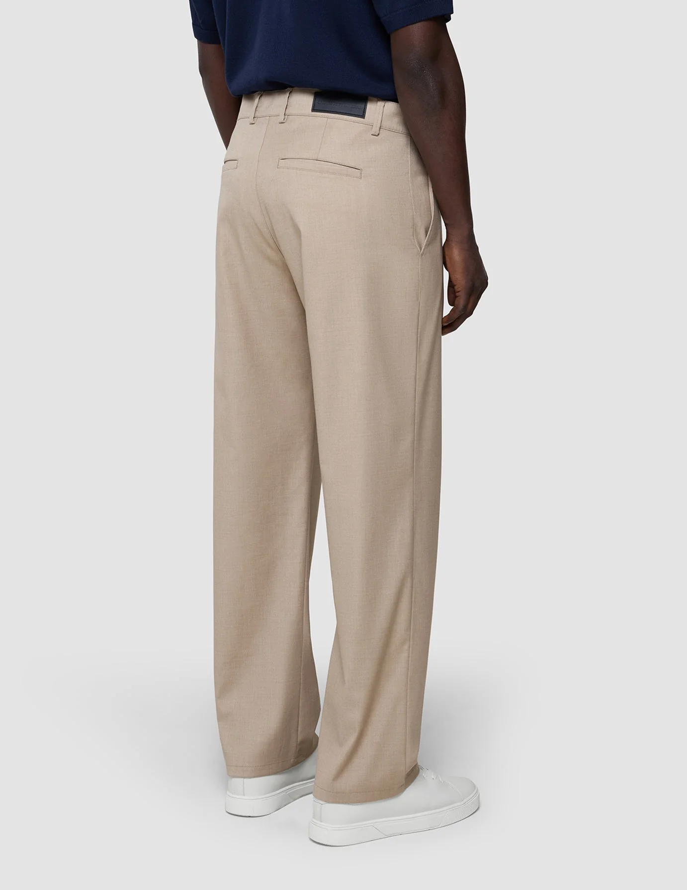 Siena Pants Relaxed Fit Beige - Image 5