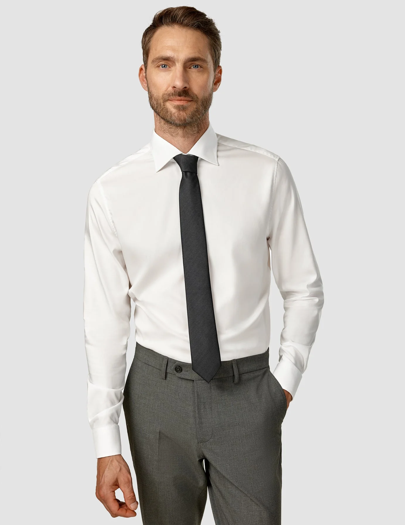 Tie Herringbone Black - Image 2