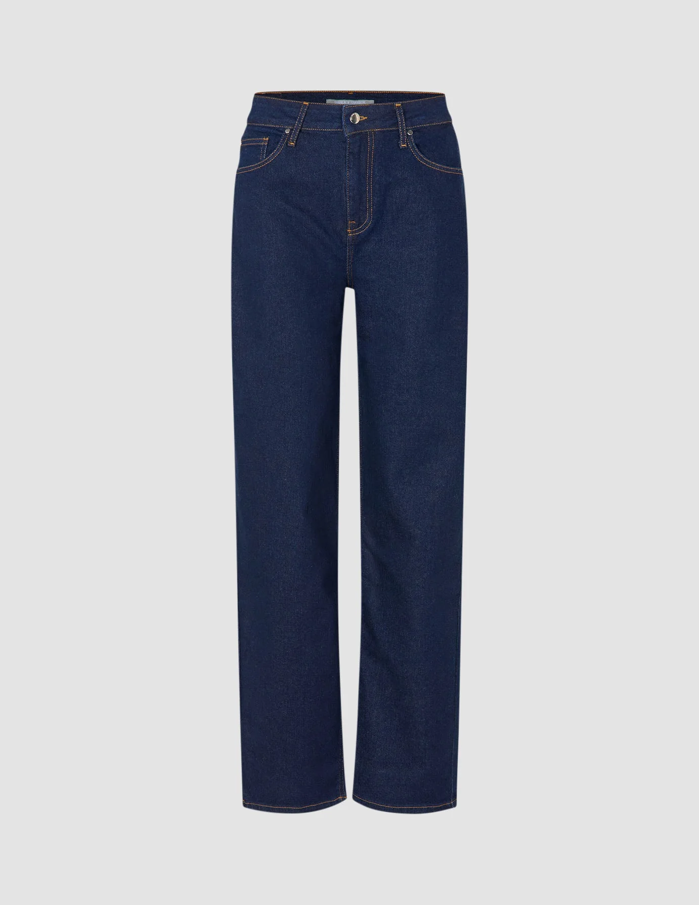 Women's Classic Jeans Relaxed Dark Blue - Image 3