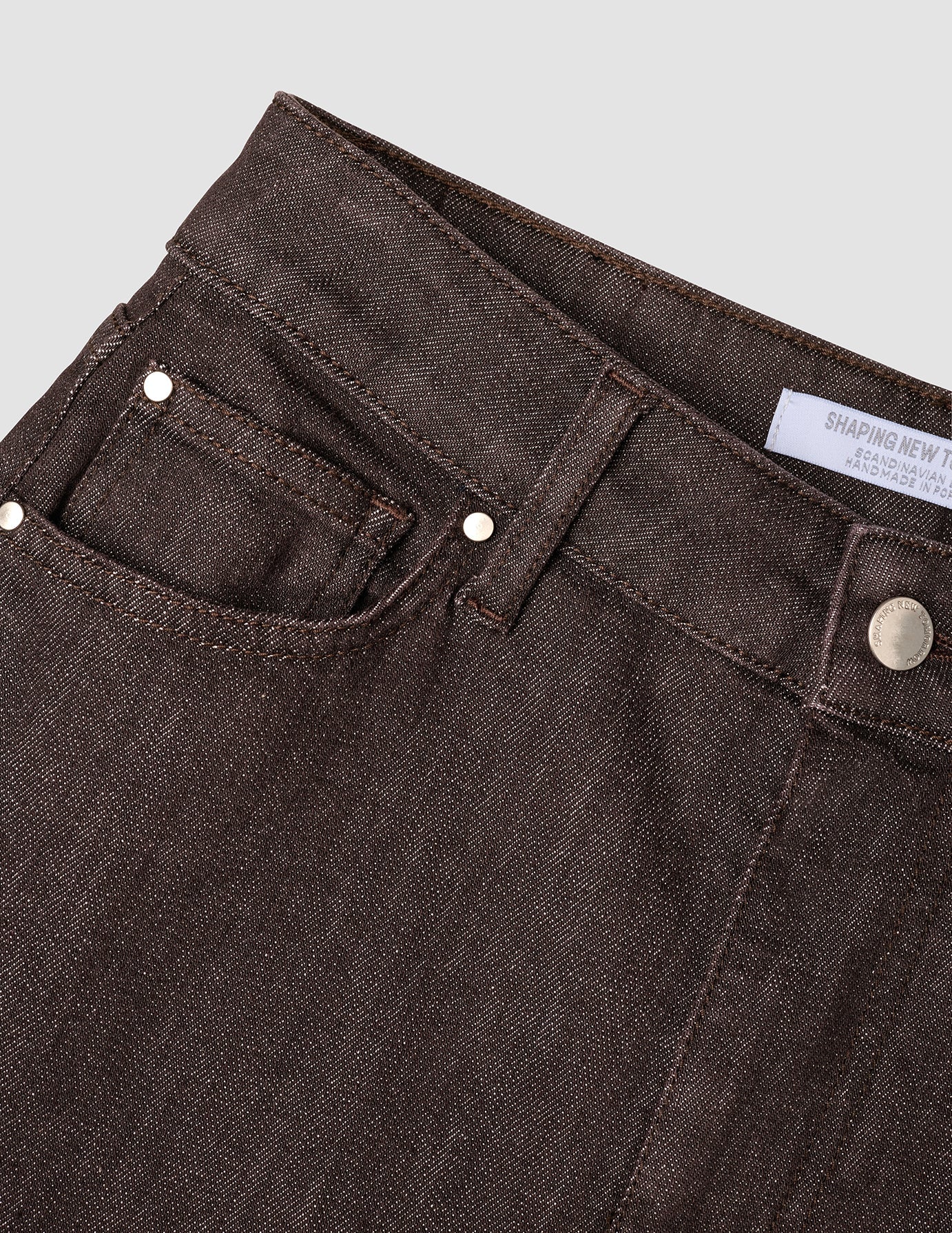 Women's Evelin Jeans Straight Chocolate - Image 7